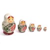 Semenov Matryoshka 5 Piece Headband "Berry" (Made in Russia) (SILVER)