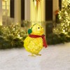 Chick with Scarf Decor Lights Yellow Chick Flat Garden Sculpture