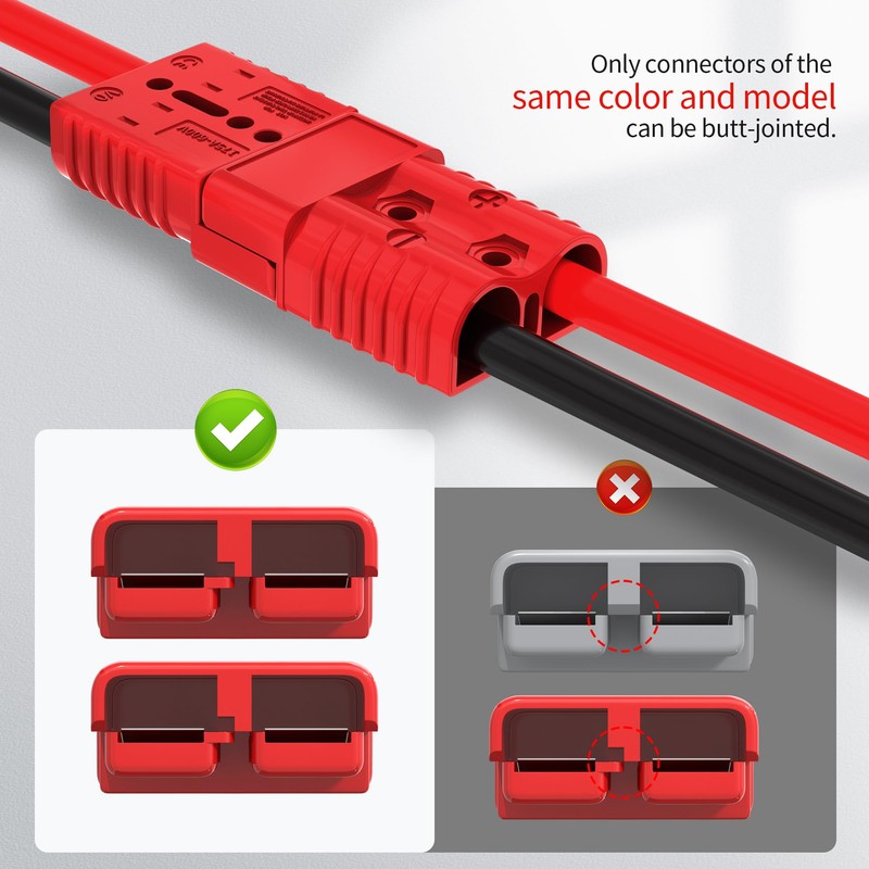 RVBOATPAT Battery Quick Disconnect Connector 175A, 12V Battery Quick Connect
