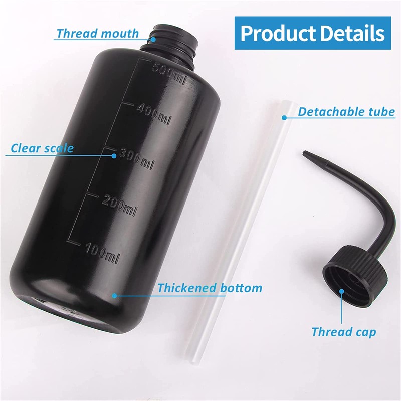 UPTATSUPPLY Pack of 3 Tattoo Bottle Squeeze Wash Bottle Comfortable