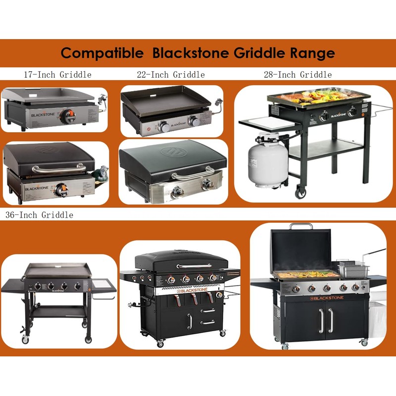 50-Pack Firsgrill Professional Fits Blackstone 17" 22" 28" 30"36" Griddle