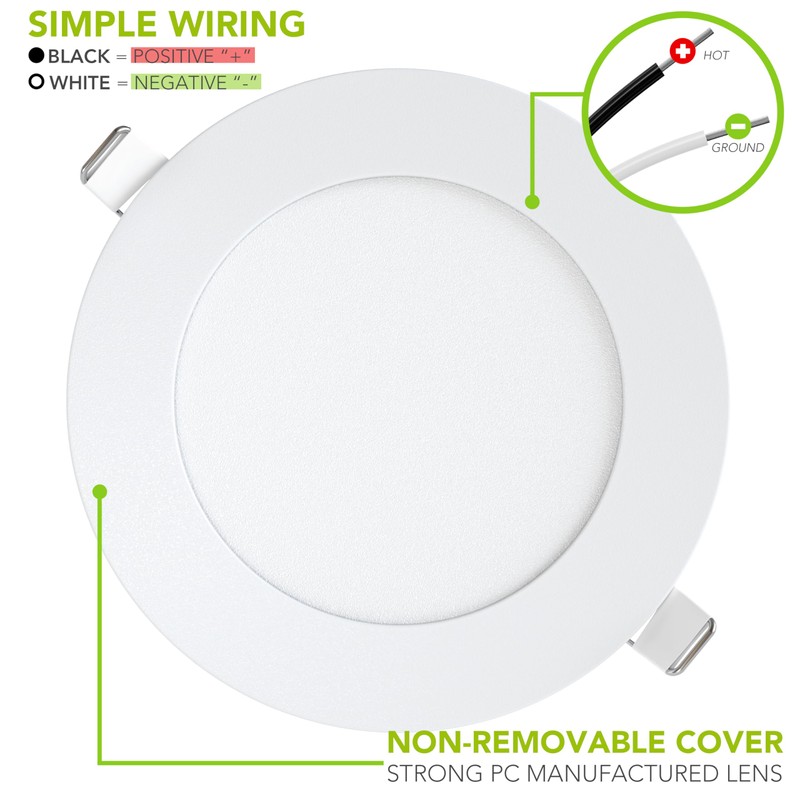 Leisure LED RV Boat Recessed Ceiling Light 480 Lumen Super