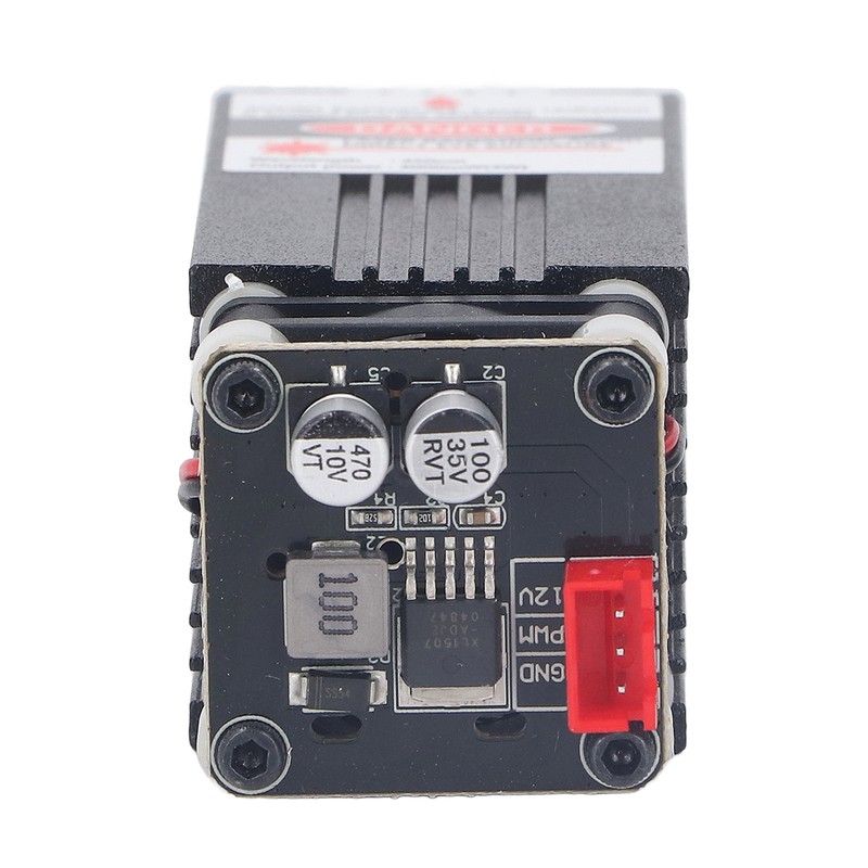 3W Engraving Laser Module 450nm Blue Light Focusable Fast Heat