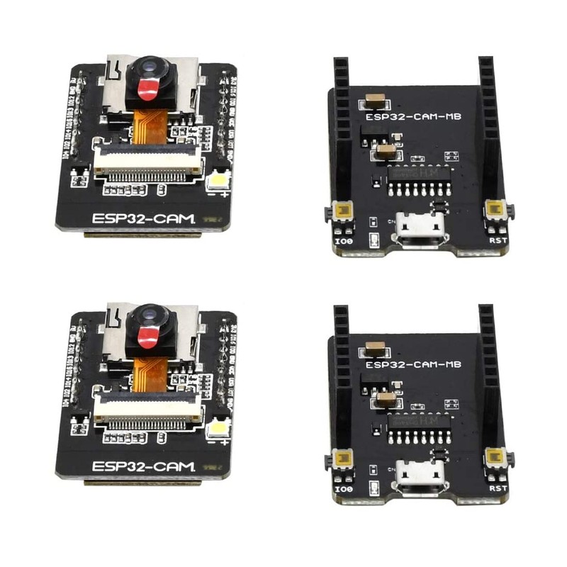Hailege 2pcs ESP32-CAM ESP32 OV2640 Camera Module Wireless WiFi Bluetooth