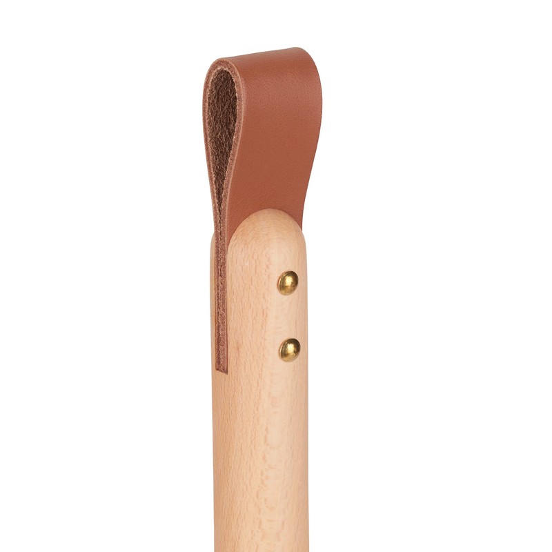 Relaxdays Standing Kitchen Roll Holder, Beech Wood, H x W