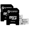 Synergy Digital 64GB, UHS-I MicroSDXC Memory Cards - Class 10,
