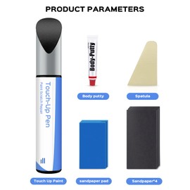 PARTS4EV Shadow Black(G1) Touch Up Paint Repair Kit Compatible with Ford - DIY Kit Exactly Matches Chips and Nicks