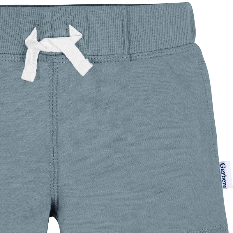 Gerber - Paquete de 3 Pantalones Cortos de Punto sin