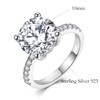 Starnny Women's Rings 925 Silver Wedding Rings Engagement Ring Wrap