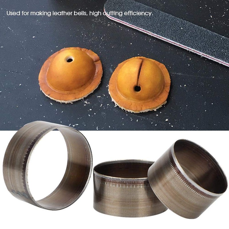 7pcs Round Hole Punch Tool Leather Bell Cutter Leather Craft
