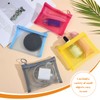 Calkkrer 4 Piece Mini Mesh Bags with Zipper, Small Cosmetic