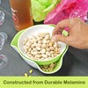 Southern Homewares Double Pedestal Serving Pistachio Bowl with Shell Storage