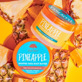 Tree Hut Pineapple Whipped Shea Body Butter | Long-lasting Hydration Leaves Skin Feeling Soft & Moisturized | Lightweight | Nourishing Essential Body Care | 8.4 fl oz.