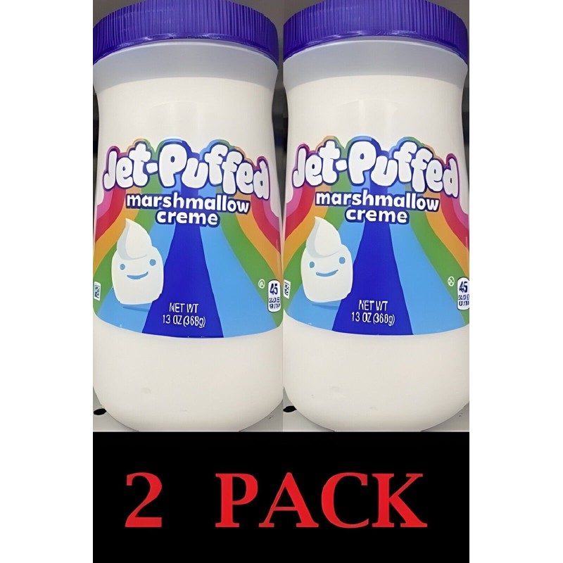 Jet-Puffed 2x Kraft Jet-Puffed Marshmallow Creme Sweet Marshmallows Taste 13
