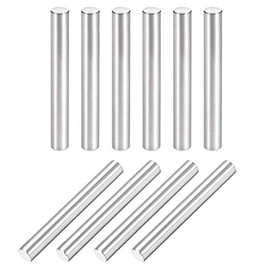 sourcing map pack of 10 Ground dowel pin 304 stainless steel cylindrical floor support pin