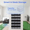 Golf Ball Holder Display for Wall, Hanging Organizer Set with