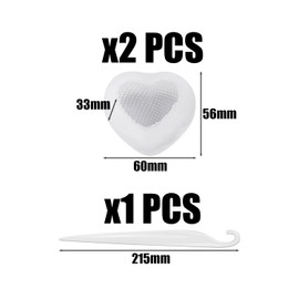 HDGSAFD 2 Herzförmige Silikonformen Und 1 Entformungsmesser, Backform, DIY-Ornamentform, Können Zur Herstellung Von Kuchen, Pralinen, Kerzen Verwendet Werden