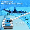 Enhanced Pool Vacuum Head with Direction-Control Swivel Handle Pool Brush
