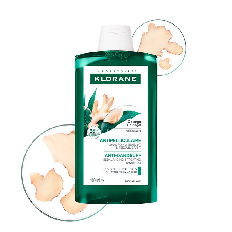 클로란 갈랑가 진저 지루성 두피 비듬 샴푸, 400ml, 1개 Klorane