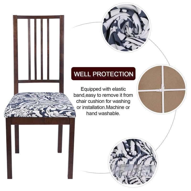 SearchI Seat Covers for Dining Room Chairs Stretch Printed Chair