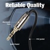 rycvaky 3.5mm Audio Auxiliary Stereo Cable, Gold Plated Connectors Male