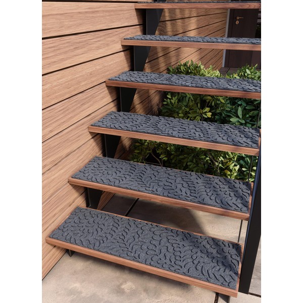 FINEHOUS Outdoor Stair Treads Non-Slip 42”x10” (6-Pack) – Carpet Treads
