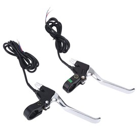 1 Pair 2 Wires Universal Left Right Brakes E-Bike Brake Lever V-Brake Lever Replacement Parts