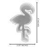 Small Flamingo Freshie Silicone Mold | Size 2.25" Wide x