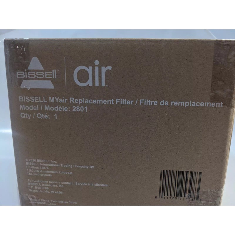 BISSELL GENUINE Bissell MYair Air Replacement Filter Purifier Model 2801