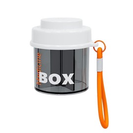 GeorgeX Organizador de Pastillas Semanal Organizador de Pastilla con 4 Compartimentos Pastillero de Viaje Portátil