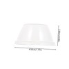 Levemolo 50pcs Transparent Hydroponic Plant Moisturizing Lids Insulation Covers for