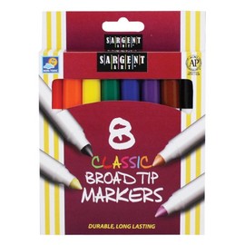 Sargent Art 22-1530 Marcador de punta ancha clásico de 8 unidades