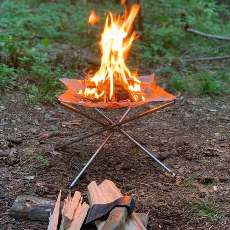 SRECNO Bonfire Mesh Fire Stand, Bonfire Stand, Mesh Sheet, Mesh