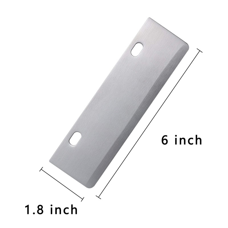 BOLEXINO Grill Scrapers Blade Replacement Heavy Duty Rust Grill Blades