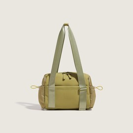 Mini Gym Bag for Women Girls Small Gym Tote Bag with Wet Compartment Waterproof Travel Duffle Bag Cute Workout Sport Bag - Color: Green