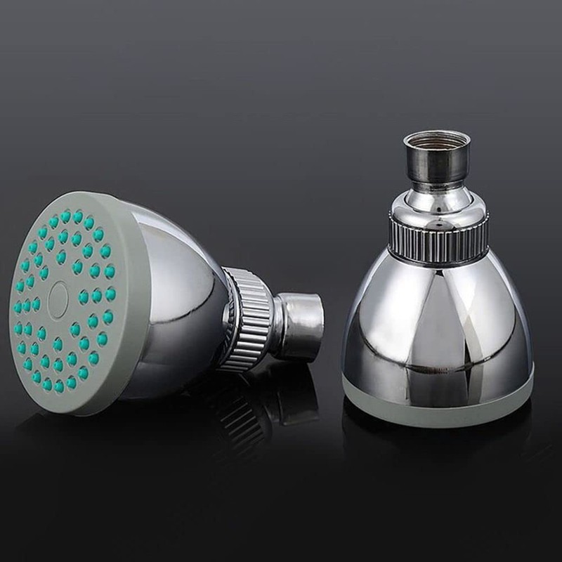 Replacement Shower Head,360 degrees Rotate Adjustable Round Top Showerhead, Bath