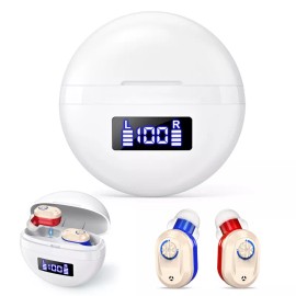 K&FCOPTEE Invisible In Ear Hearing Aids For Seniors Digital Rechargeable Sound Amplifiers