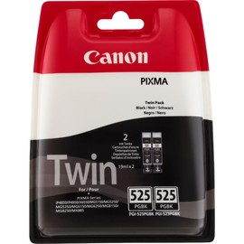Canon Ink Black Pigmented Twin Pack PGI-525BK, 4529B010 (PGI-525BK)