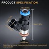2Pcs Fuel Injector 2521068 Compatible with Polaris