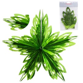 Christmas Concepts® 16” (1.3ft) Large Foil 3D Star Hanging Decoration – Christmas Trimming (Mint Green)