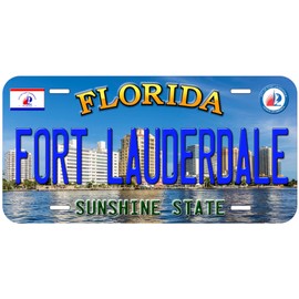 Fort Lauderdale Florida TAG04 Novelty Car Auto License Plate