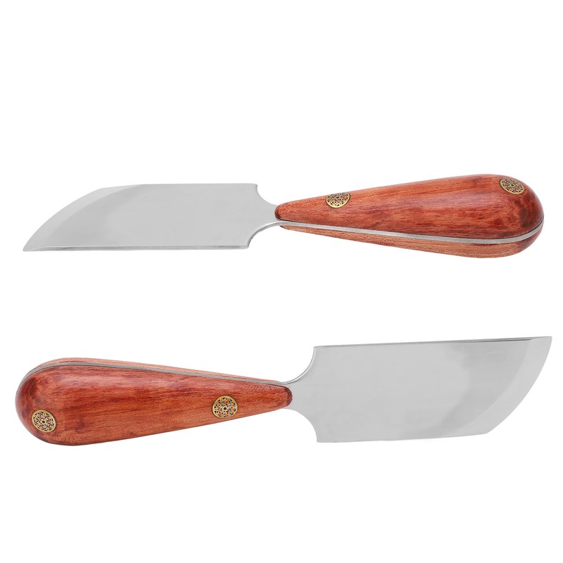 Leather Knife High Speed Steel Wooden Handle Easy Control Widely