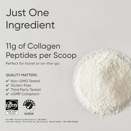 Sports Research® Collagen Peptides Protein Powder, 20 Packets (Unflavored) | 11g Grass-Fed Collagen, 10g Protein & 18 Amino Acids per Packet - Hair, S