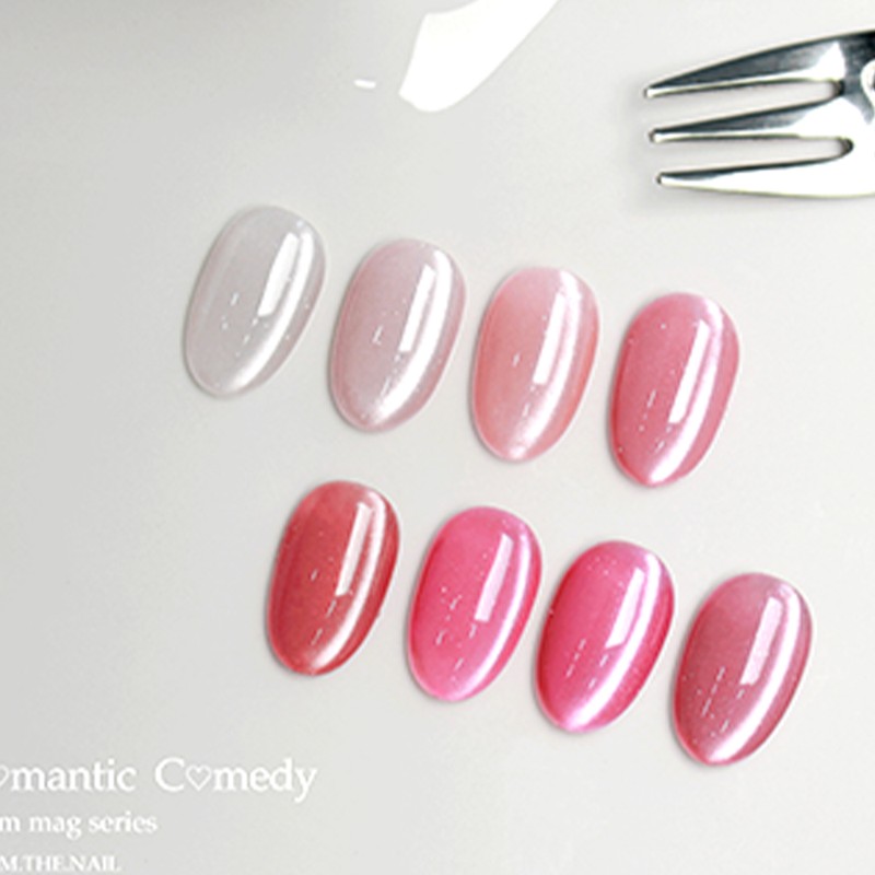 classic nail From the Nail Romantic Comedy Rocco Pink Magnetic