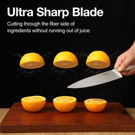 Chef Knife Set, 3 Piece Ultra Sharp Kitchen Knife Set, High carbon stainless steel Chefs Knife Set, Ergonomic Handle Professional Knives Set for Kitchen with Gift Box