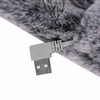 Electric Heated Scarf USB Plush Neck Scarf Graphene Warm Temperature