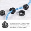 Rebower Rubber Grommet Wire Protectors for Home Office Industrial 14mm