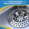 ABFLUSSHELD Set of 2 Stainless Steel Drain Strainers - Deluxe