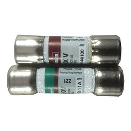 Combo pack: 1 piece DMM-11A (DMM11) and 1 piece DMM-44/100 (DMM 44 100) Digital multimeter replacement Fuse (Fluke) by Fluke/Bussmann