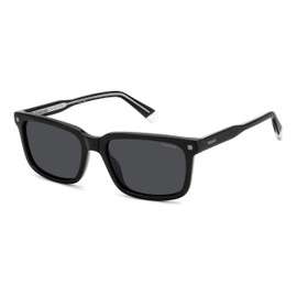 Polaroid Men's PLD 4174/S/X Sunglasses, Black, 55/17/145, black